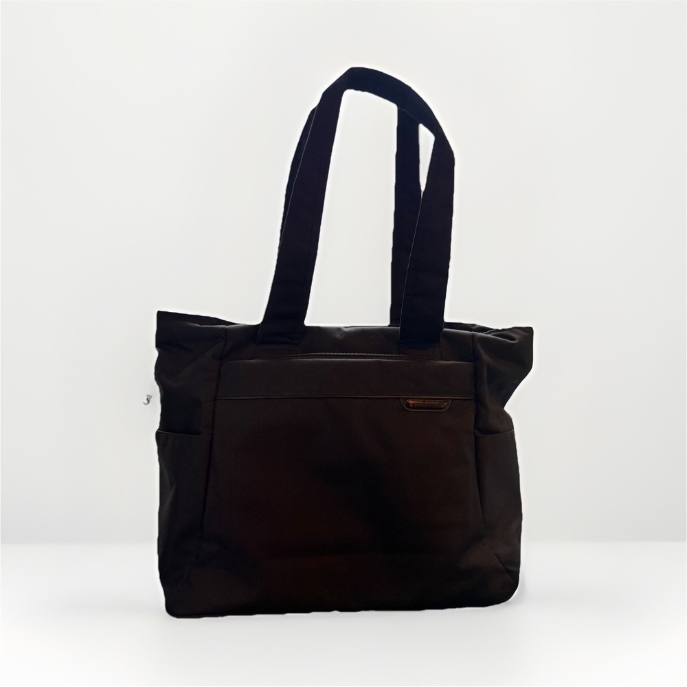 Ricardo Beverly Hills Black Tote Bag with Zippered Closure & Shoulder Straps‎